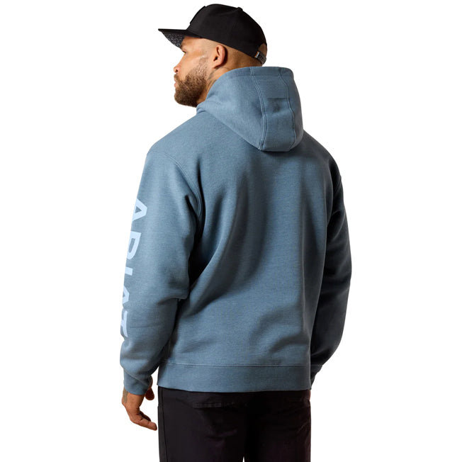 Ariat Mens Rebar Lightweight Logo Hoodie