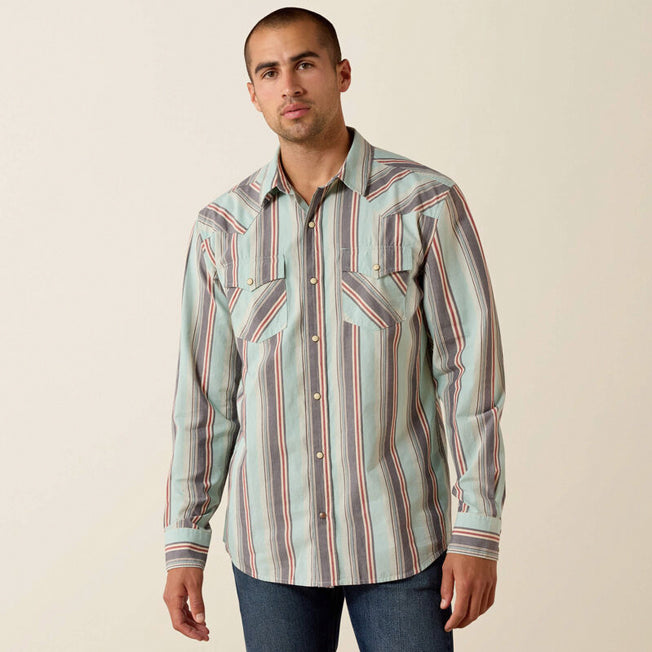 Ariat Mens Retro Hesperus Fitted Snap LS Shirt