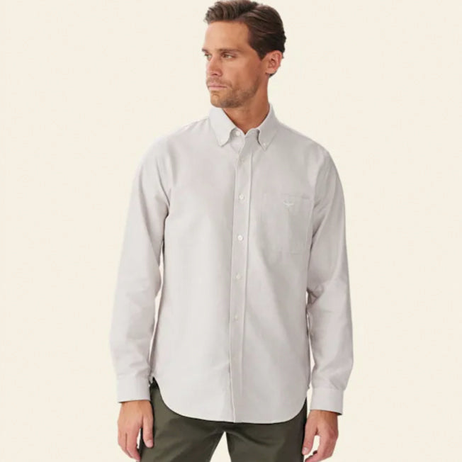 R.M. Williams Rushworth Regular Oxford LS Shirt
