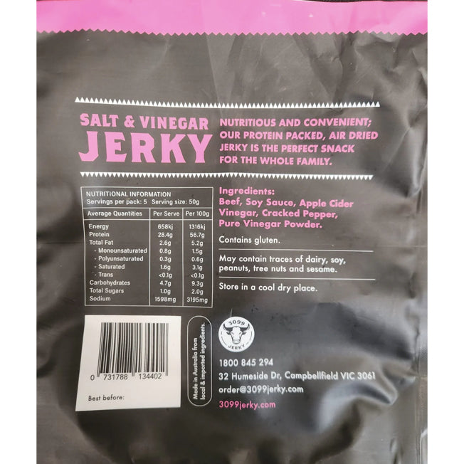 3099 Salt & Vinegar Beef Jerky