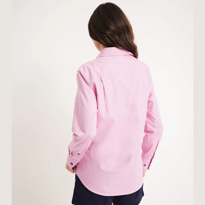 RB Sellars Ladies Sandy 1/2 Button Lightweight LS Workshirt