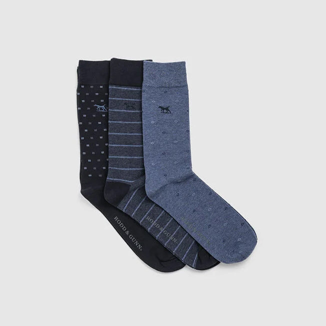 Rodd & Gunn Seacliff Socks 3pk