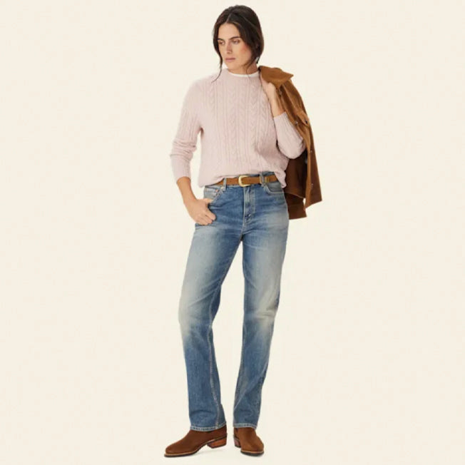 R.M. Williams Seaforth Lambswool Cable Knit