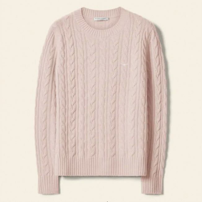 R.M. Williams Seaforth Lambswool Cable Knit