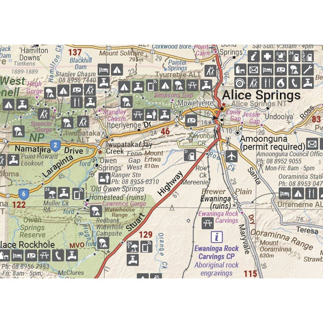 Hema Great Desert Tracks Simpson Desert