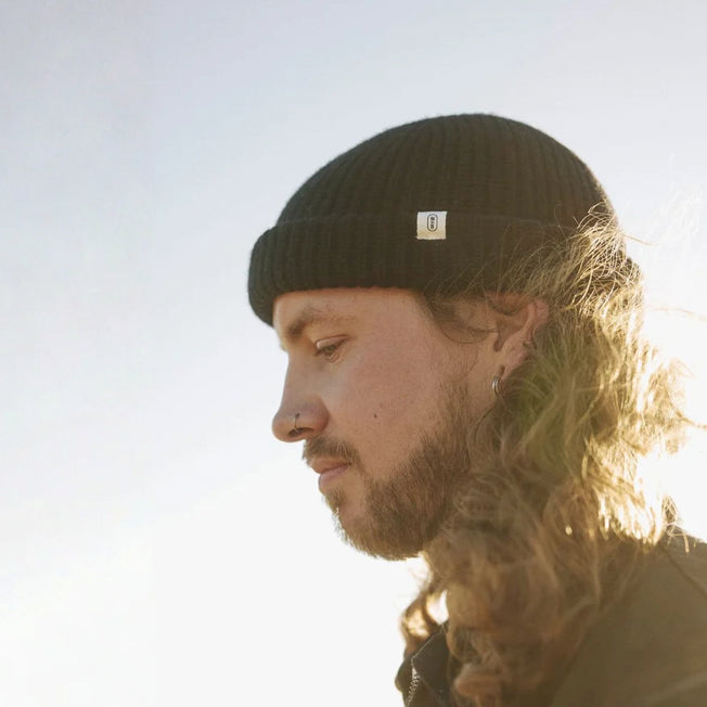 Will and Bear Toby Fisherman Merino Wool Beanie