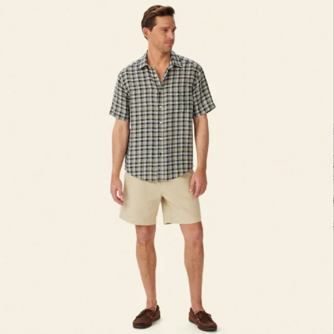 R.M. Williams Toby Linen SS Shirt