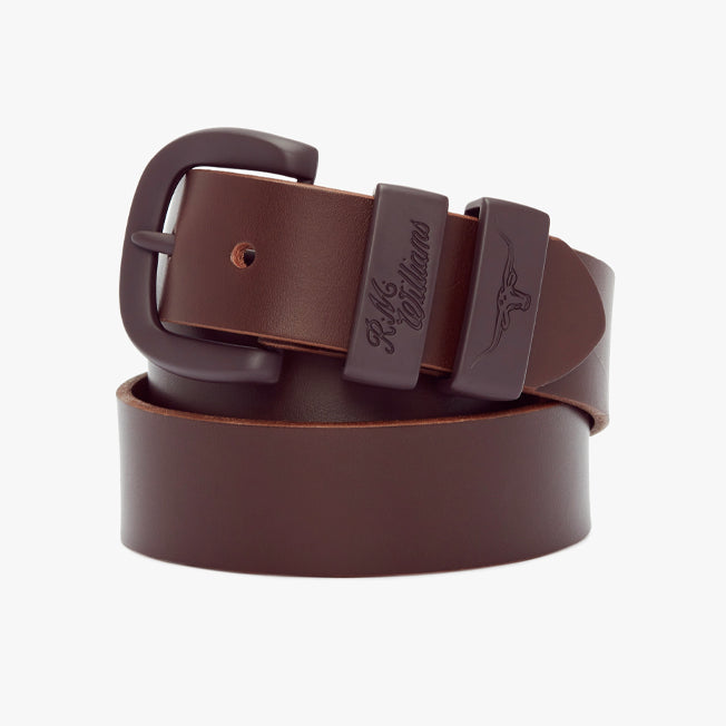 R.M. Williams Drover Leather Belt 38mm