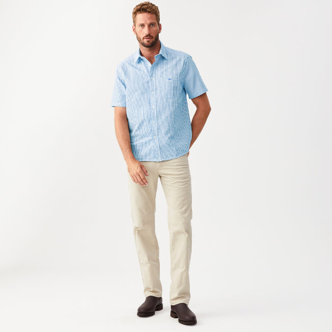 R.M.Williams Hervey Small Twill Check Shirt