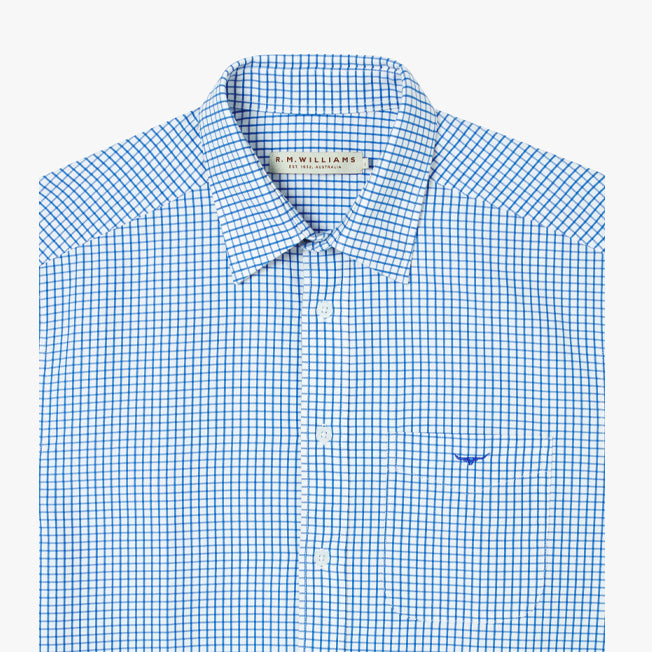 R.M.Williams Hervey Small Twill Check Shirt