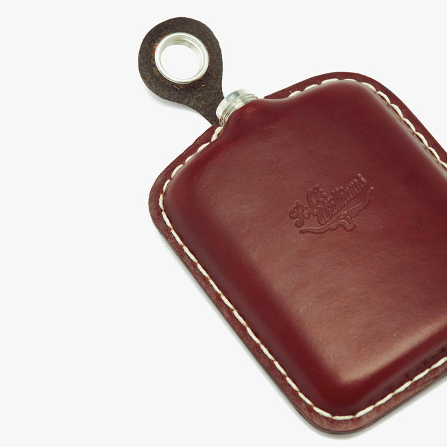 R.M. Williams Leather Covered Hip Flask