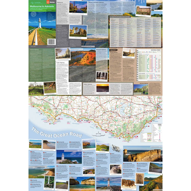 Hema Melbourne To Adelaide Touring Map
