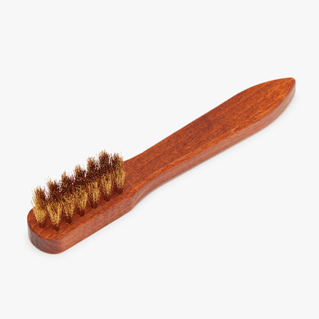 R.M. Williams Suede Brass Bristle Brush