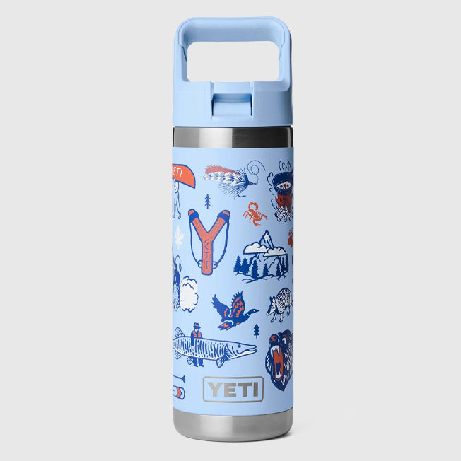 Yeti Rambler Summer Camp 18oz Bottle w/ Straw Lid