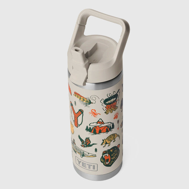 Yeti Rambler Summer Camp 18oz Bottle w/ Straw Lid