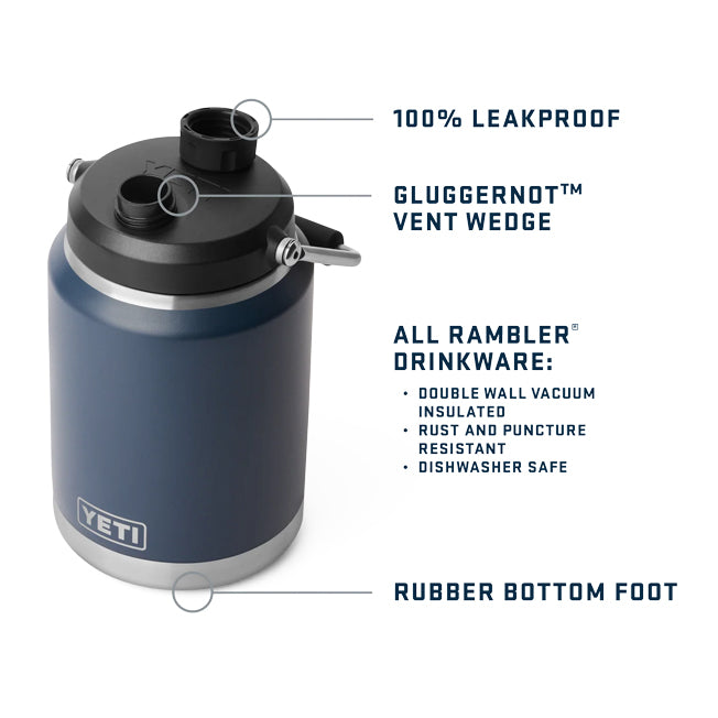 Yeti Rambler Half Gallon Jug 2.0