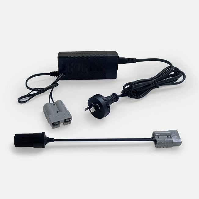 Bushman 240V-12V Transformer with Anderson & Cigaratte Plugs