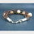 Five White Fresh Water Pearl Lace Bracelet
