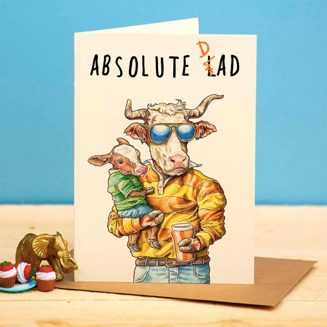 Absolute Dad Fathers Day Card