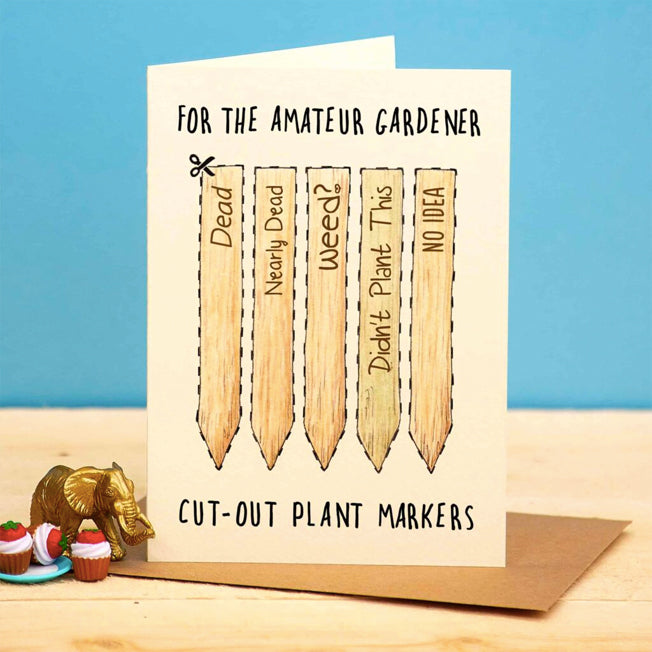 Amatuer Garden Greeting Card
