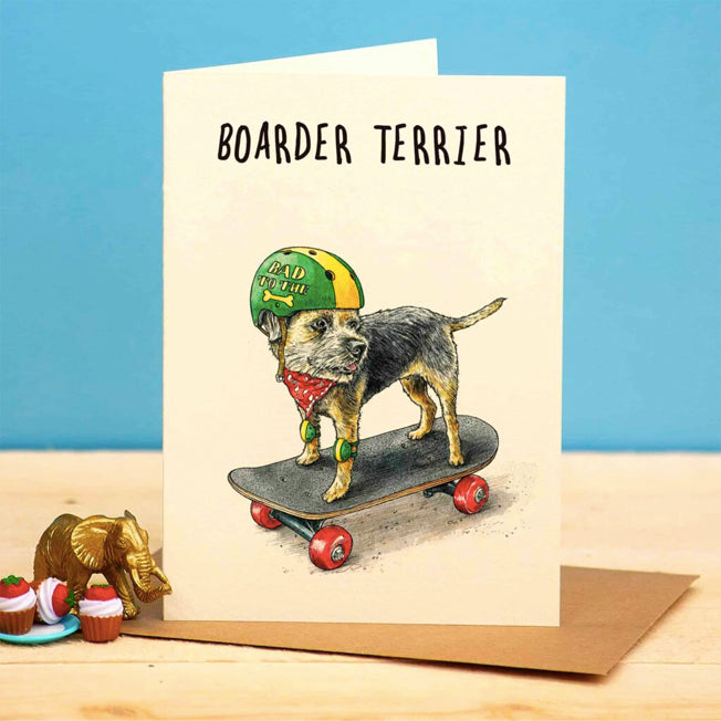 Boarder Terrier Greeting Card