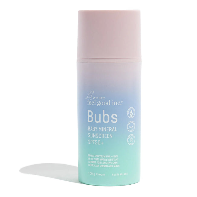 We Are Feel Good Inc. Bubs Baby Mineral Sunscreen SPF50+