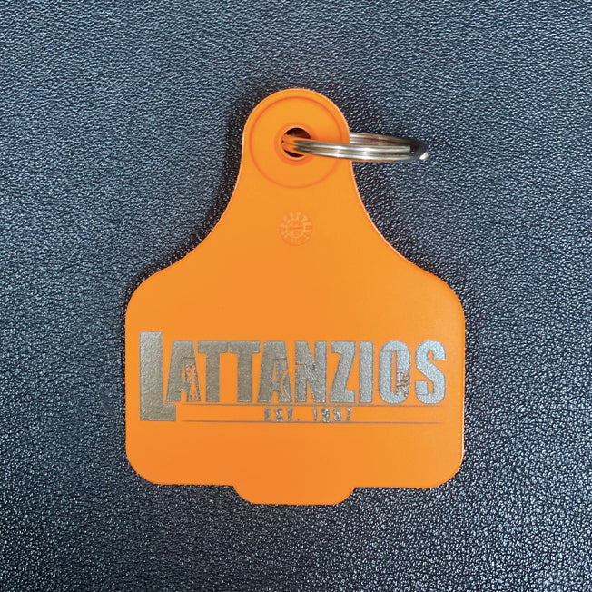 Lattanzios Horsham Cattle Tag Keyring