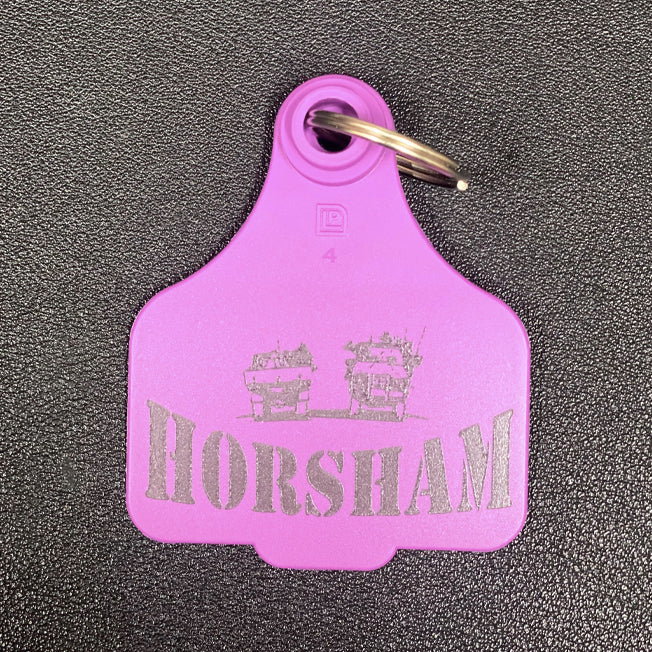 Lattanzios Horsham Cattle Tag Keyring