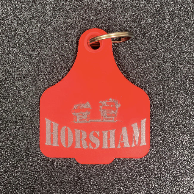 Lattanzios Horsham Cattle Tag Keyring
