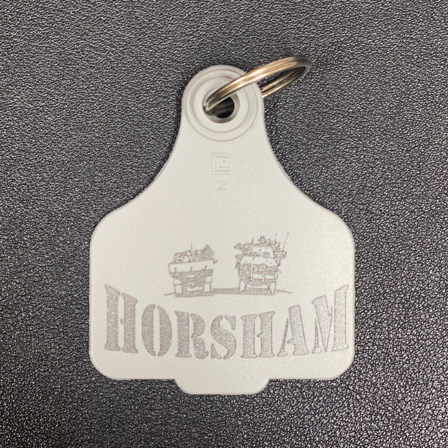 Lattanzios Horsham Cattle Tag Keyring