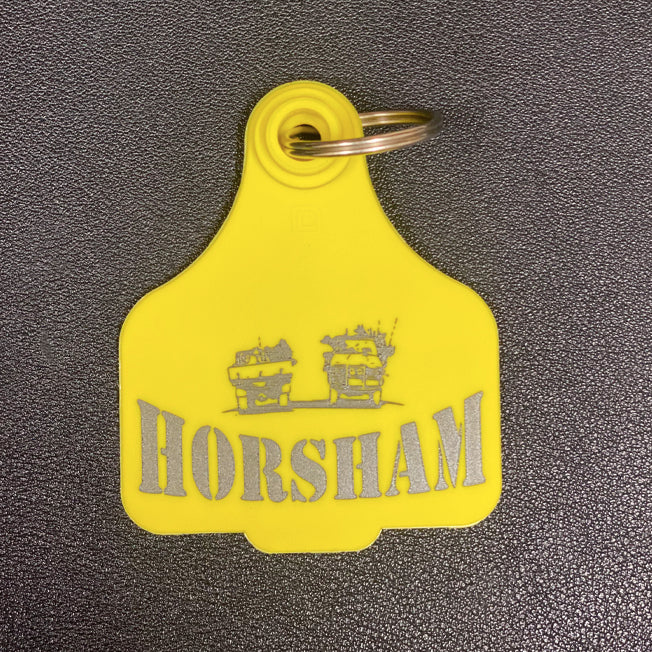 Lattanzios Horsham Cattle Tag Keyring