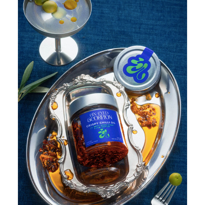 Six-Eyed Scorpion EVOO Crispy Chilli Oil