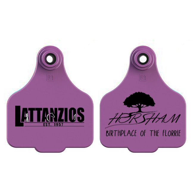Lattanzios Horsham V2 Cattle Tag Keyring