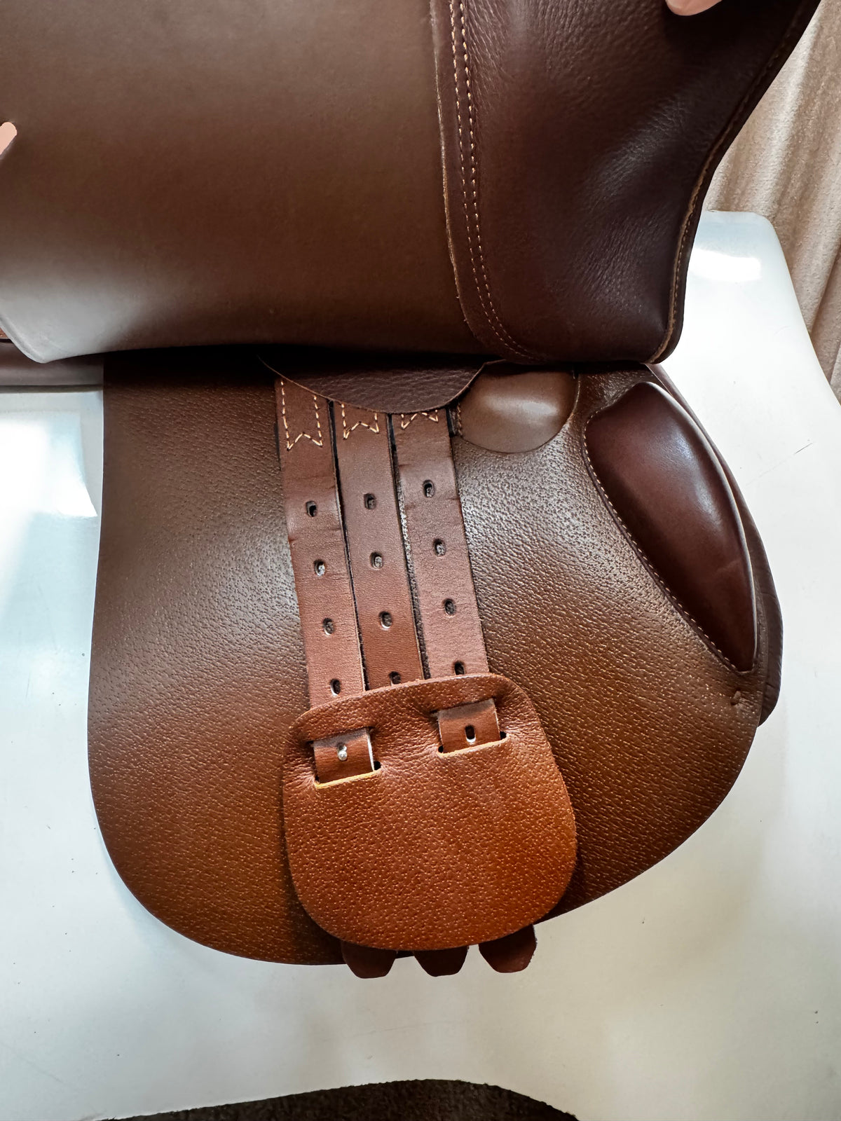 Prestige Italia Leather Jump Saddle Set