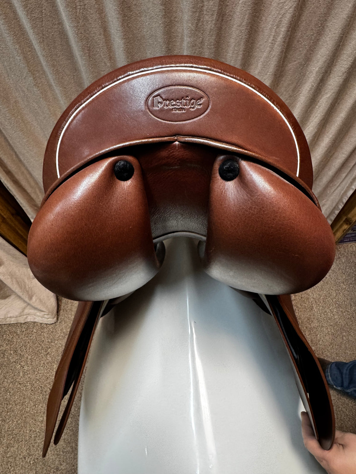 Prestige Italia Leather Jump Saddle Set