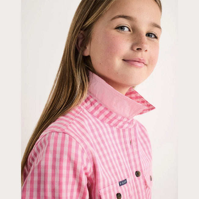 RB Sellars Kids LE Sandy 1/2 Button Lightweight LS Work Shirt
