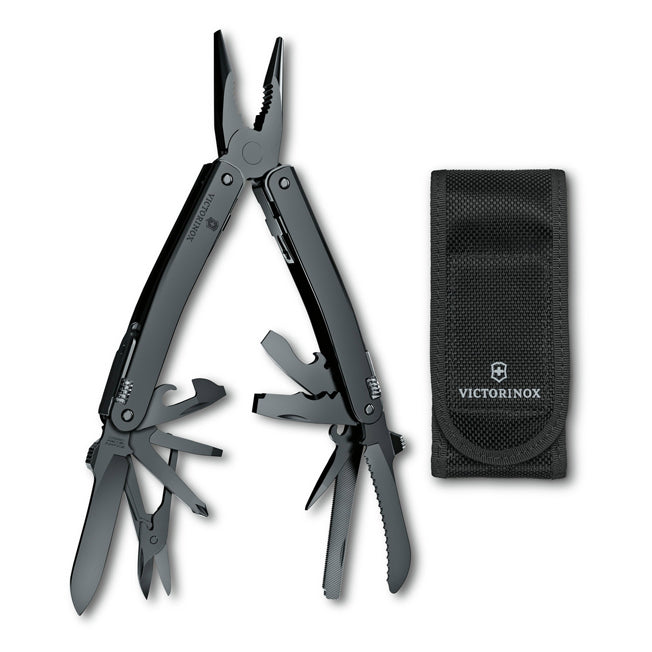 Victorinox Swiss SPMXBS 1Hand Opening Multi Tool w/Nylon Pouch