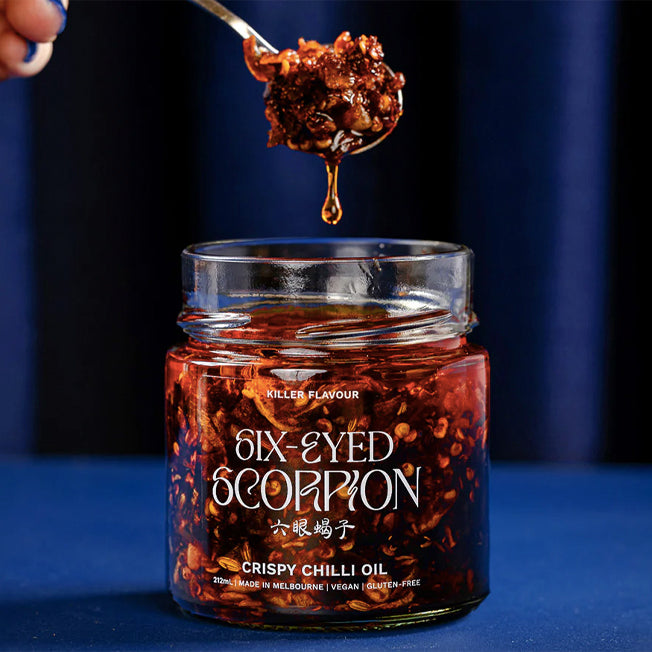 Six-Eyed Scorpion Original Crispy Chilli Oil