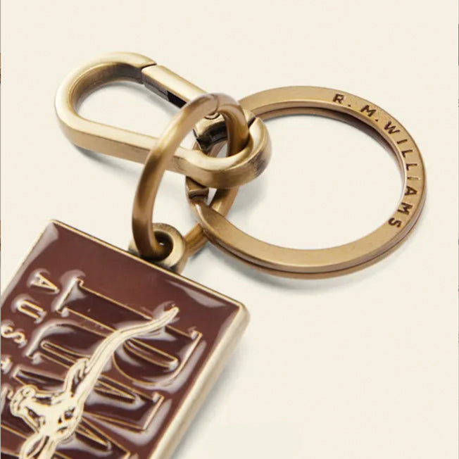 R.M. Williams Heritage Logo Enamel Keyring