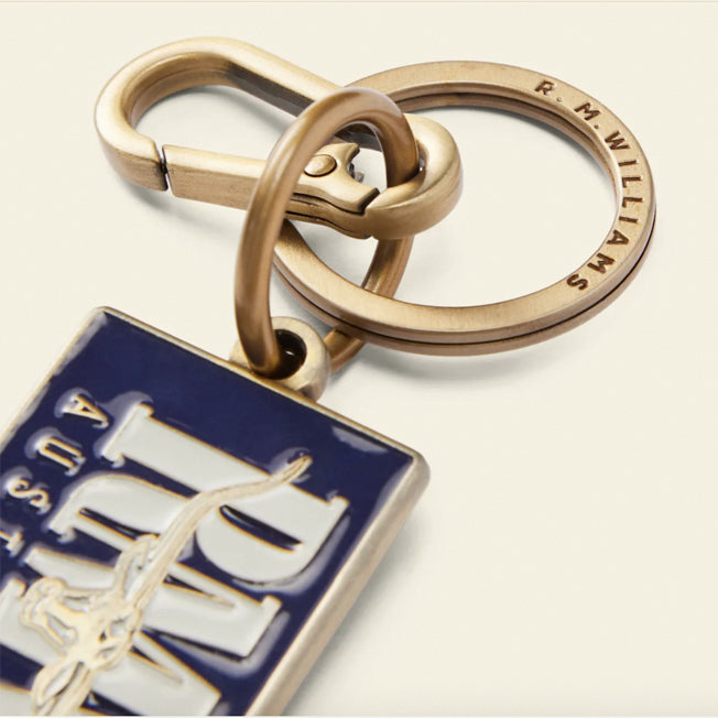 R.M. Williams Heritage Logo Enamel Keyring