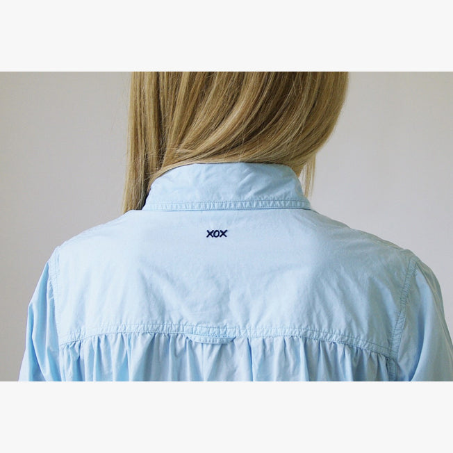 Whos Charlie Ladies Riley Oversize Stripe LS Shirt