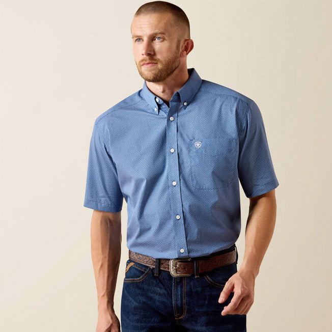Ariat Mens Wrinkle Free Case Classic Fit SS Shirt