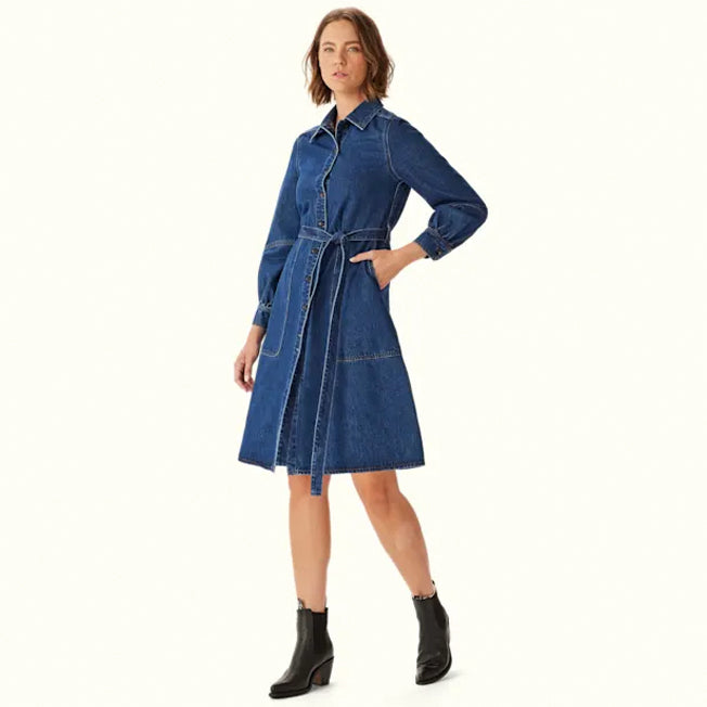 rm williams denim dress R.M. Williams Womens Size 16 Denim Dress Blue (s) - Used Good