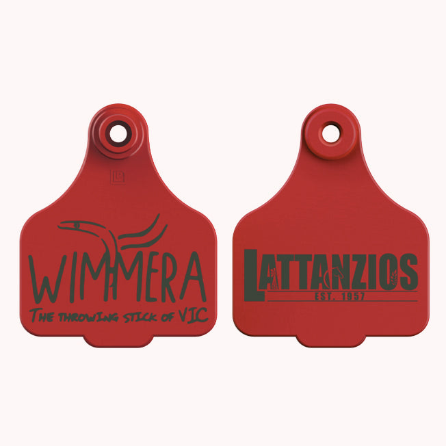 Lattanzios Wimmera Cattle Tag Keyring