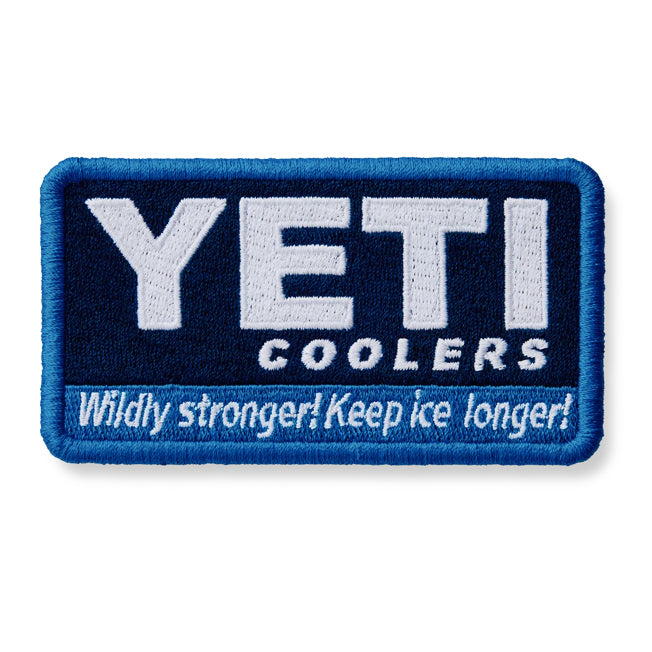 Yeti Wildy Stronger Badge Collecters Patch