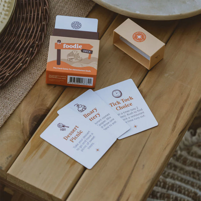 The Adventure Card Co The Foodie Deck