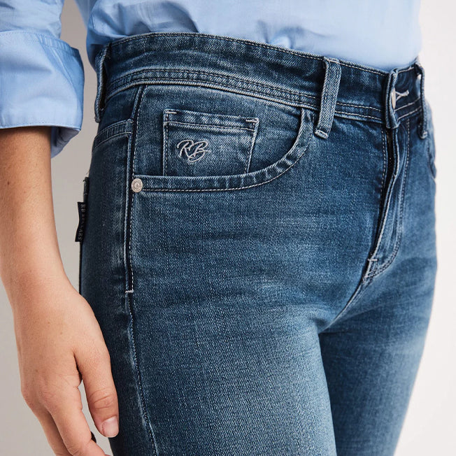 RB Sellars Ladies Alanna Mid Rise Boot Cut Jean