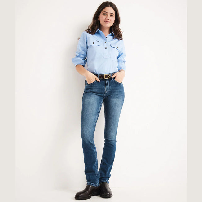RB Sellars Ladies Alanna Mid Rise Boot Cut Jean