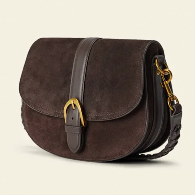 R.M. Williams Alice Suede Saddle Day Bag