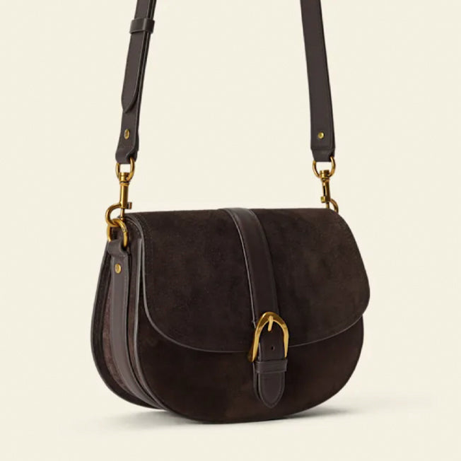 R.M. Williams Alice Suede Saddle Day Bag